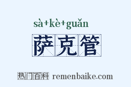 萨克管是什么意思的图片